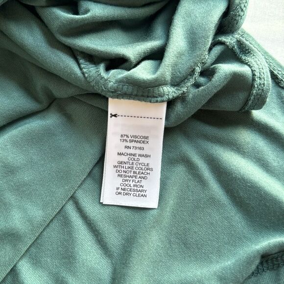 Teal bluish gray knit dress by Cupid size large - Picture 6 of 12